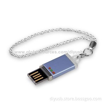 2GB USB Flash Drive with Mini Design and Capacity of 64MB to 32GB, 10 Years Data Retention
